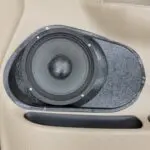 Front Door Custom Speaker Pods for the 1999-2003 Ford F-150 to hold 8.0 in  speakers for car audio installation upgrade
