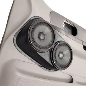 Front Door Custom Speaker Pods for the 1999-2003 Ford F-150 to hold Dual 6.5 in  speakers for car audio installation upgrade