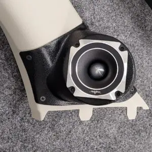 A-Pillar Custom Speaker Pods for the 2015-2022 Chevrolet Colorado GMC Canyon to hold 3.5 in  speakers for car audio installation upgrade