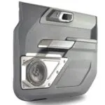 Front Door Custom Speaker Pods for the 2021-2023 Ford Bronco to hold 6.5 in speakers for car audio installation upgrade