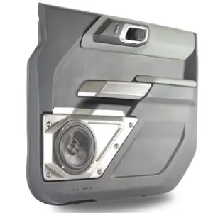 Front Door Custom Speaker Pods for the 2021-2023 Ford Bronco to hold 6.5 in  speakers for car audio installation upgrade