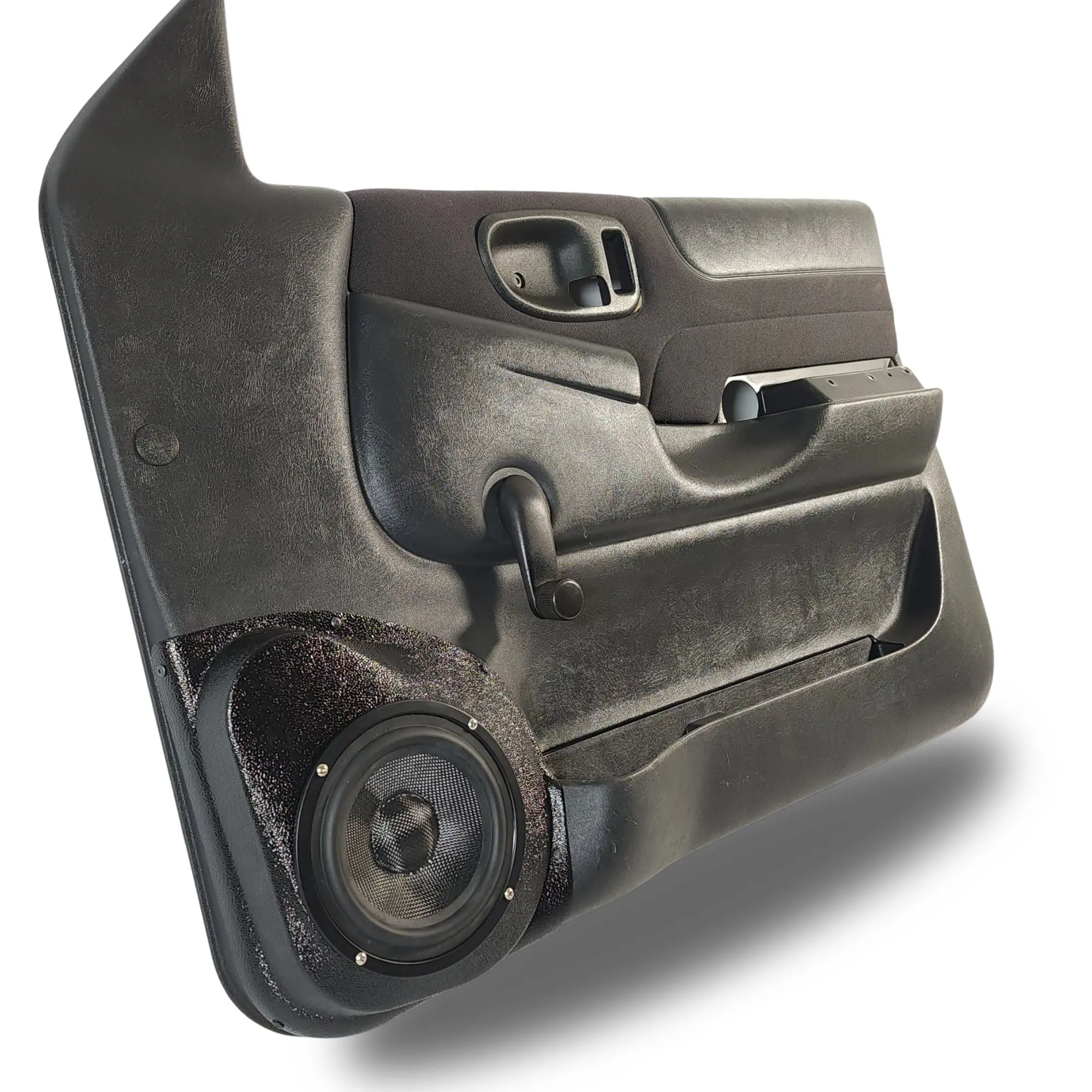 Custom Speaker Pods Single 6.5" Speaker Pods for 1998-2004 Chevrolet Blazer, S-10. GMC Jimmy, Sonoma left full Speaker Upgrade for the Front Door of your 1998-2004 Chevrolet Blazer, S-10. GMC Jimmy, Sonoma. Easy installation of a Single 6.5" Midrange for the most powerful car stereo possible.