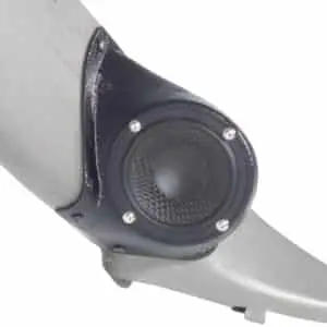 A-Pillar Custom Speaker Pods for the 2000-2006 Cadillac Escalade Chevrolet Avalanche Silverado Tahoe Suburban GMC Sierra Yukon to hold 3.5 in  speakers for car audio installation upgrade