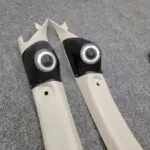 A-Pillar Custom Speaker Pods for the 2001-2004 Dodge Dakota Durango to hold 2.0 in  speakers for car audio installation upgrade