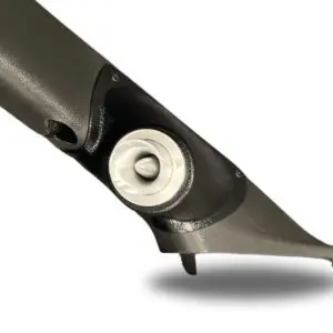 A-Pillar Custom Speaker Pods for the 2003-2008 Ford CrownVictoria Mercury GrandMarquis Marauder to hold 2.0 in  speakers for car audio installation upgrade