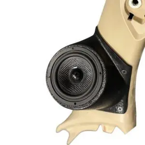 A-Pillar Custom Speaker Pods for the 2005-2008 Toyota Tacoma to hold 3.5 in  speakers for car audio installation upgrade