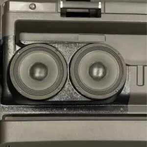 Front Door Custom Speaker Pods for the 2008-2009 Ford F-250F-350 to hold Dual 8.0 in  speakers for car audio installation upgrade