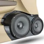 Front Door Custom Speaker Pods for the 2008-2012 Honda Accord to hold 8.0 in and 6.5 in  speakers for car audio installation upgrade