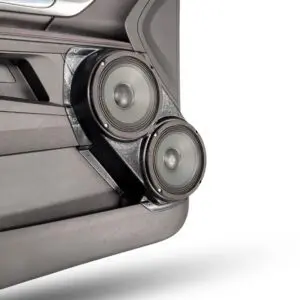Front Door Custom Speaker Pods for the 2010-2017 Chevrolet Equinox GMC Terrain to hold Dual 6.5 in  speakers for car audio installation upgrade