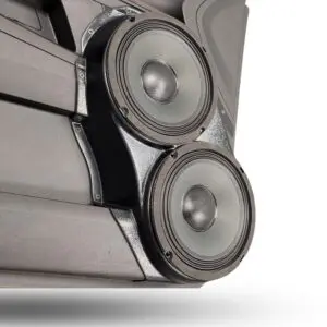 Front Door Custom Speaker Pods for the 2010-2017 Chevrolet Equinox GMC Terrain to hold Dual 8.0 in  speakers for car audio installation upgrade