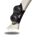 A-Pillar Custom Speaker Pods for the 2010-2017 Chevrolet Equinox GMC Terrain to hold Dual 3.5 in  speakers for car audio installation upgrade