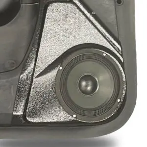 Front Door Custom Speaker Pods for the 2011-2023 Chrysler 300C Dodge Charger to hold 6.5 in  speakers for car audio installation upgrade