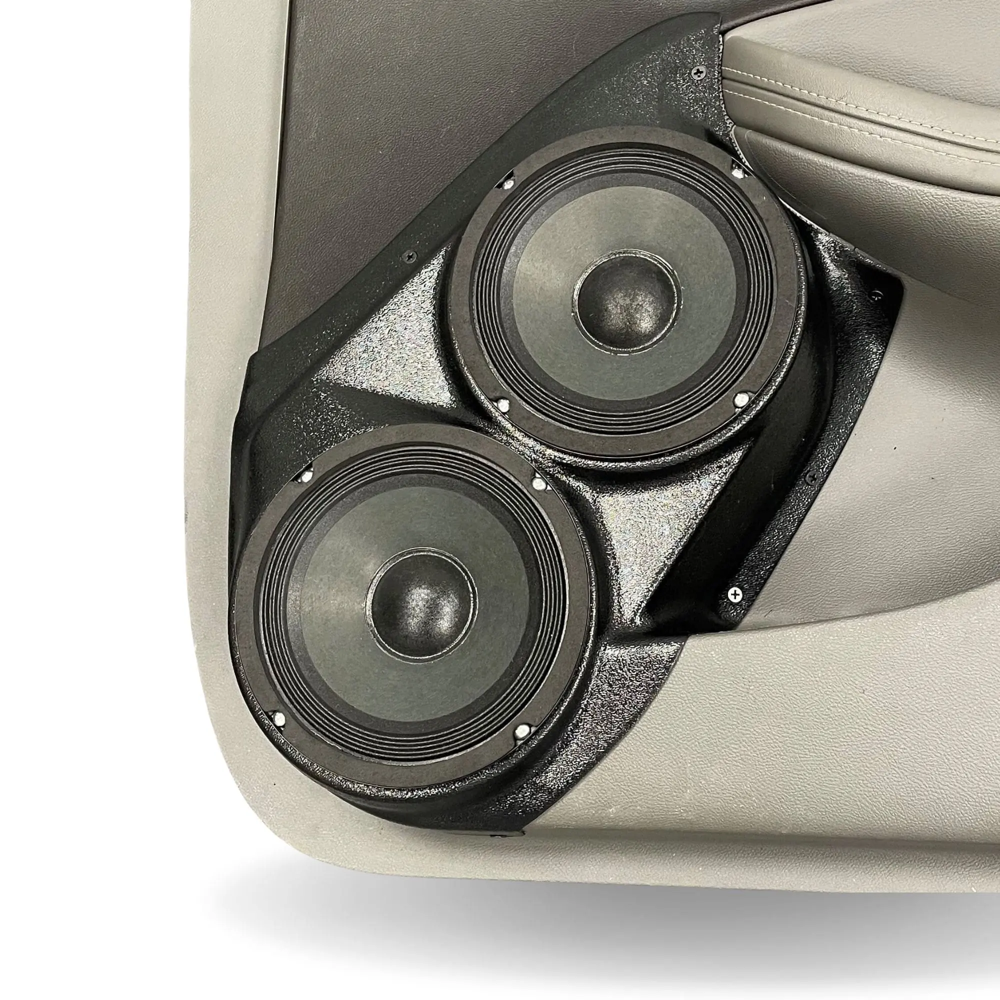 Front Door Dual 6.5 in Speaker Pods for 2014-2020 Chevrolet Impala Front Door Custom Speaker Pods for the 2014-2020 Chevrolet Impala to hold Dual 6.5 in speakers for car audio installation upgrade