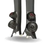 A-Pillar Custom Speaker Pods for the 2015-2021 Lexus RC to hold 3.5 in and 2.0 in  speakers for car audio installation upgrade