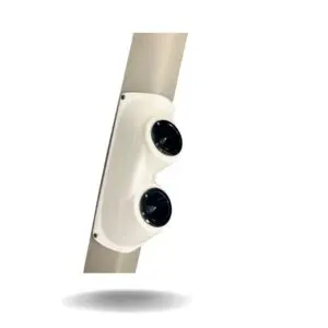 A-Pillar Custom Speaker Pods for the 1995-1999 Cadillac Escalade Chevrolet Silverado Suburban Tahoe GMC Sierra Yukon to hold Dual 2.0 in  speakers for car audio installation upgrade