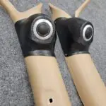 A-Pillar Custom Speaker Pods for the 1998-2000 Dodge Dakota Durango to hold 2.0 in speakers for car audio installation upgrade