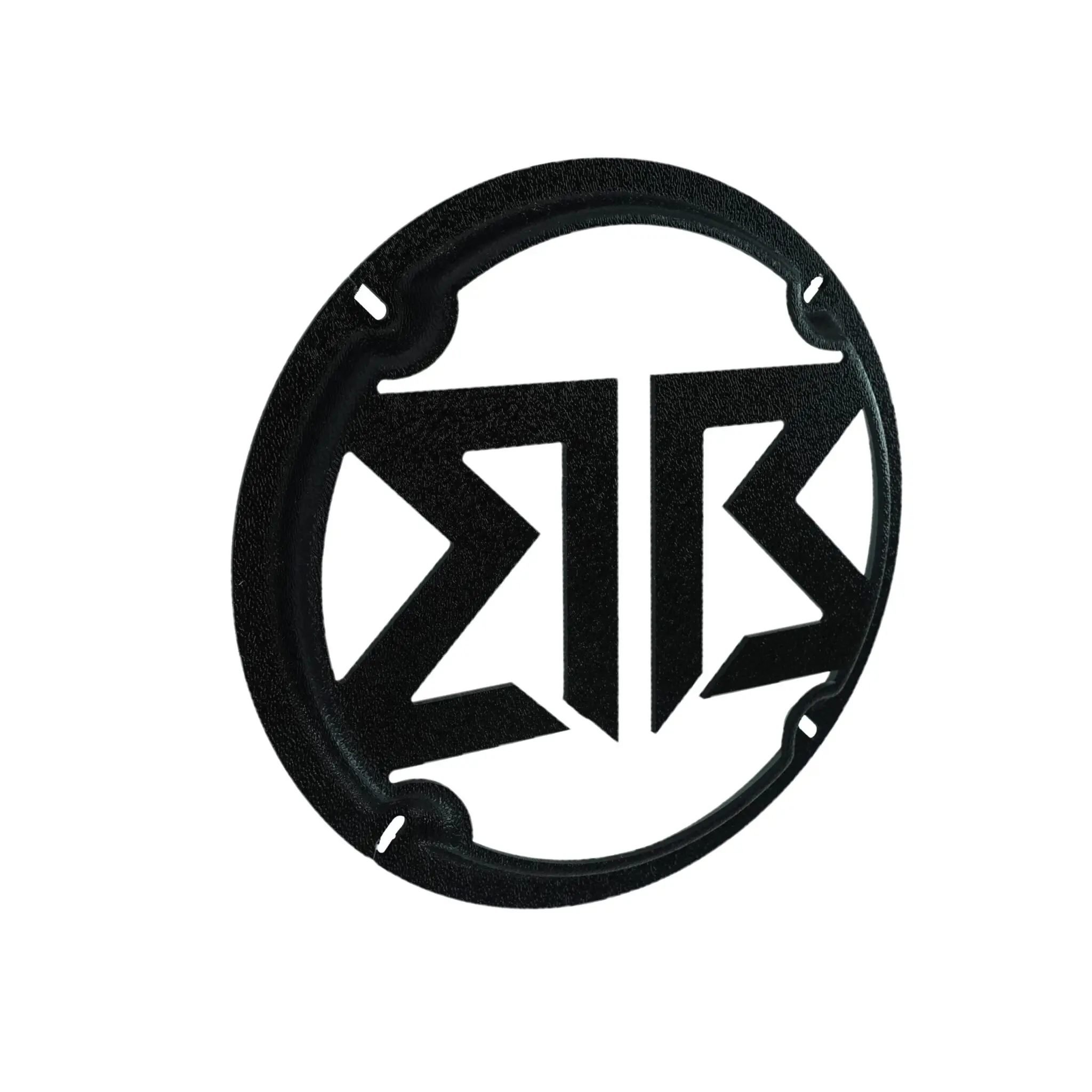 Custom Speaker Pods Custom Speaker Pods 8.0-Inch Double B Design Thump Covers left ortho Protect your speakers with the strongest grilles on the market. Our Thump Covers are made in South Carolina using extremely Durable ABS Plastic to withstand Kicks, Bumps and Bricks.