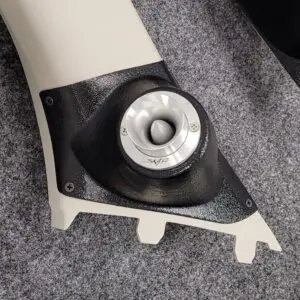 A-Pillar Custom Speaker Pods for the 2015-2022 Chevrolet Colorado GMC Canyon to hold 2.0 in  speakers for car audio installation upgrade