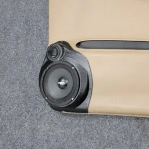 Front Door Custom Speaker Pods for the 1998-2000 Dodge Dakota Durango to hold 6.5 in and 2.0 in  speakers for car audio installation upgrade