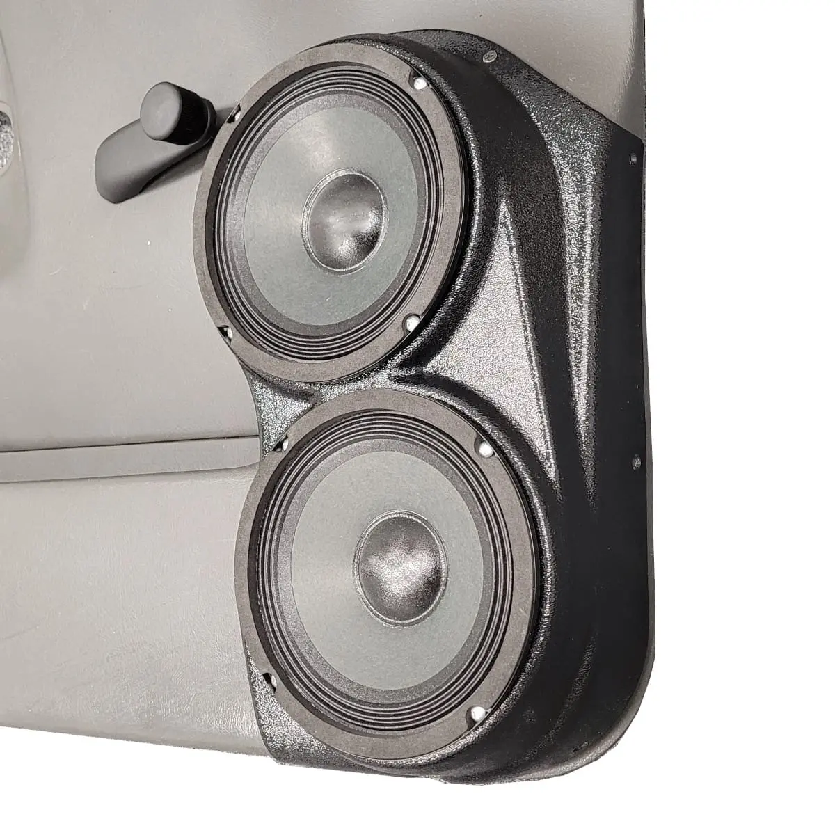 Front Door Dual 6.5 in Speaker Pods for 2000-2006 Chevrolet Silverado GMC Sierra Front Door Custom Speaker Pods for the 2000-2006 Chevrolet Silverado GMC Sierra to hold Dual 6.5 in speakers for car audio installation upgrade