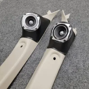 A-Pillar Custom Speaker Pods for the 2001-2004 Dodge Dakota Durango to hold 3.5 in  speakers for car audio installation upgrade