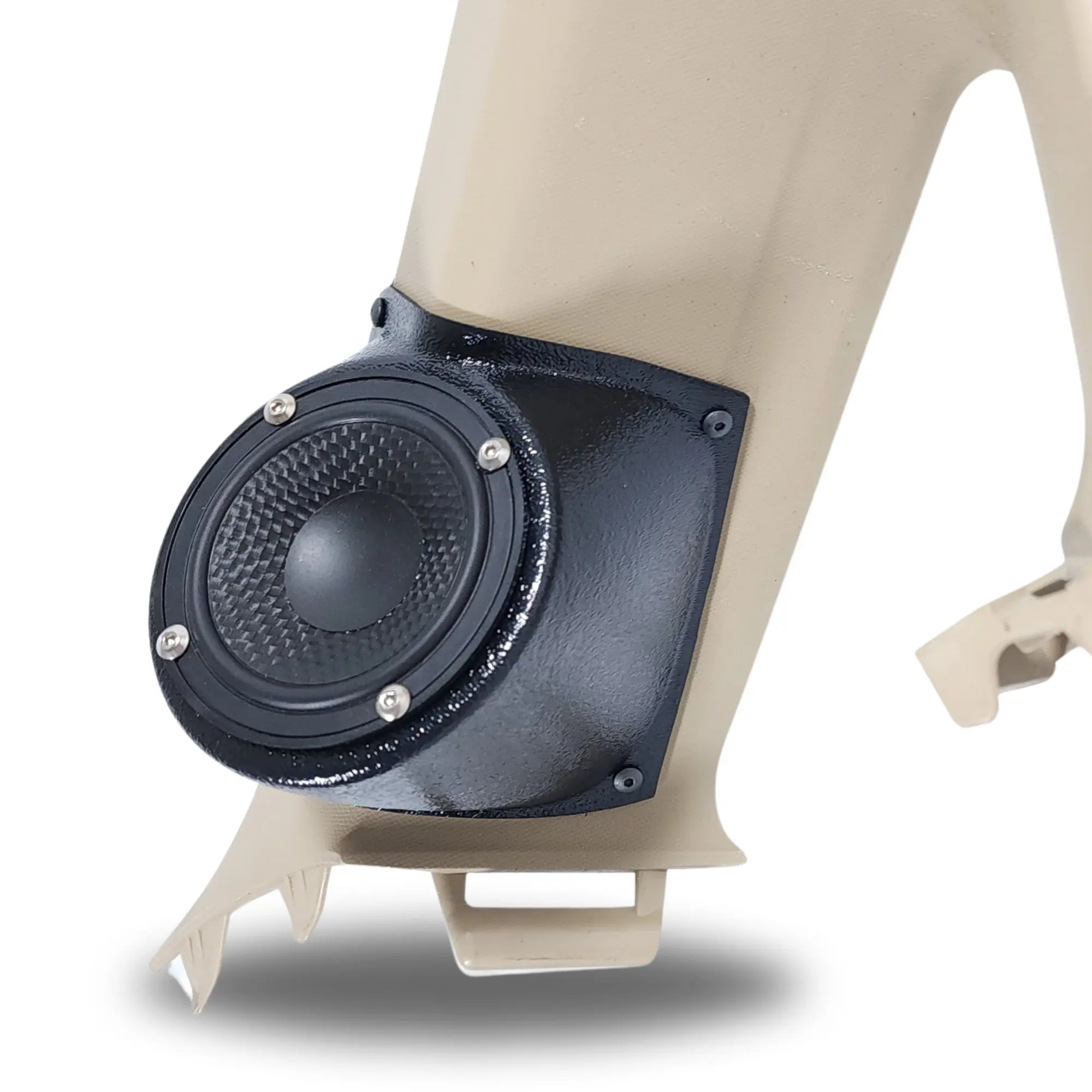 Custom Speaker Pods Single 3.5" or Tweeter Speaker Pods for 2006-2011 Honda Civic Sedan right ortho Speaker Upgrade for the A-Pillar of your 2006-2011 Honda Civic Sedan. Easy installation of a Single 3.5" Speaker or Tweeter for the most powerful car stereo possible.