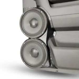 Rear Door Custom Speaker Pods for the 2009-2018 Dodge Ram to hold Dual 8.0 in speakers for car audio installation upgrade