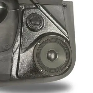 Front Door Custom Speaker Pods for the 2011-2023 Chrysler 300C Dodge Charger to hold 6.5 in and 2.0 in  speakers for car audio installation upgrade