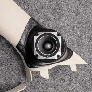 A-Pillar Custom Speaker Pods for the 2011-2023 Dodge Durango Jeep GrandCherokee to hold 3.5 in  speakers for car audio installation upgrade