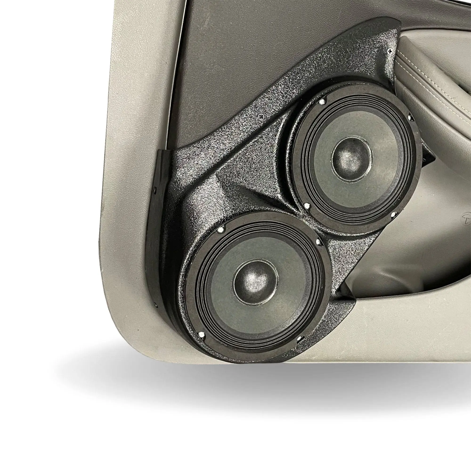 Front Door Dual 6.5 in Speaker Pods for 2014-2020 Chevrolet Impala Front Door Custom Speaker Pods for the 2014-2020 Chevrolet Impala to hold Dual 6.5 in speakers for car audio installation upgrade