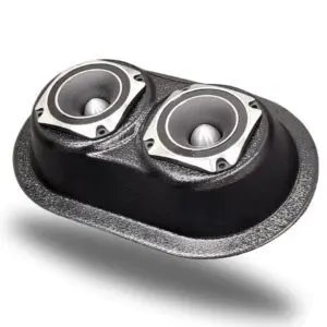 Universal Custom Speaker Pods for the Universal Universal,SelectYourVehicle Universal to hold Dual 3.5 in speakers for car audio installation upgrade