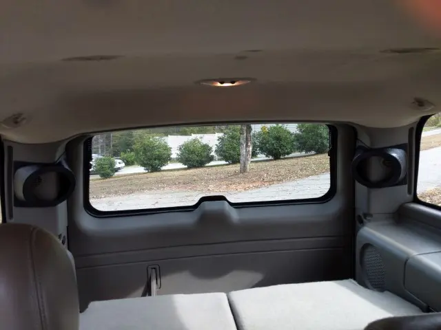 Rear D-Pillar 6.5 in Speaker Pods for 2000-2006 Cadillac Escalade Chevrolet Avalanche Silverado Tahoe Suburban GMC Sierra Yukon Rear D-Pillar Custom Speaker Pods for the 2000-2006 Cadillac Escalade Chevrolet Avalanche Silverado Tahoe Suburban GMC Sierra Yukon to hold 6.5 in speakers for car audio installation upgrade