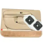 Front Door Custom Speaker Pods for the 2000-2006 Cadillac Escalade Chevrolet Avalanche Silverado Tahoe Suburban GMC Sierra Yukon to hold Dual 7.0 in  speakers for car audio installation upgrade