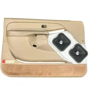 Front Door Custom Speaker Pods for the 2000-2006 Cadillac Escalade Chevrolet Avalanche Silverado Tahoe Suburban GMC Sierra Yukon to hold Dual 7.0 in  speakers for car audio installation upgrade