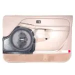 Front Door Custom Speaker Pods for the 2000-2006 Cadillac Escalade Chevrolet Avalanche Silverado Tahoe Suburban GMC Sierra Yukon to hold 12.0 in  speakers for car audio installation upgrade