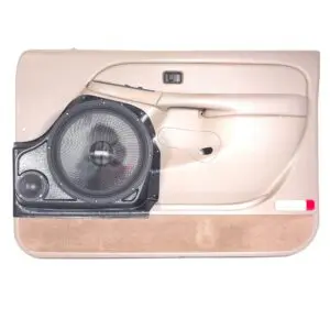 Front Door Custom Speaker Pods for the 2000-2006 Cadillac Escalade Chevrolet Avalanche Silverado Tahoe Suburban GMC Sierra Yukon to hold 12.0 in and 3.5 in  speakers for car audio installation upgrade