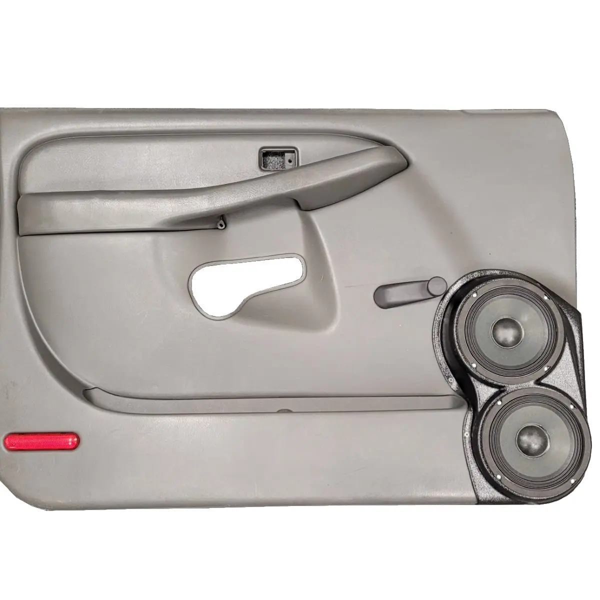 Front Door Dual 6.5 in Speaker Pods for 2000-2006 Chevrolet Silverado GMC Sierra Front Door Custom Speaker Pods for the 2000-2006 Chevrolet Silverado GMC Sierra to hold Dual 6.5 in speakers for car audio installation upgrade