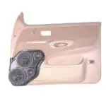 Front Door Custom Speaker Pods for the 2000-2003 Toyota Tundra to hold Dual 6.5 in and Dual 3.5 in speakers for car audio installation upgrade