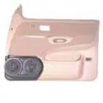 Front Door Custom Speaker Pods for the 2000-2003 Toyota Tundra to hold Dual 6.5 in speakers for car audio installation upgrade