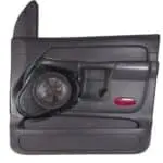 Front Door Custom Speaker Pods for the 2002-2005 Dodge Ram to hold 8.0 in  speakers for car audio installation upgrade