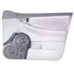 Front Door Custom Speaker Pods for the 2004-2008 Toyota Corolla to hold Dual 6.5 in and 3.5 in  speakers for car audio installation upgrade