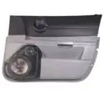 Front Door Custom Speaker Pods for the 2006-2007 Dodge Charger Magnum to hold 8.0 in and 3.5 in  speakers for car audio installation upgrade