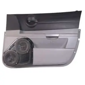 Front Door Custom Speaker Pods for the 2006-2007 Dodge Charger Magnum to hold Dual 6.5 in  speakers for car audio installation upgrade