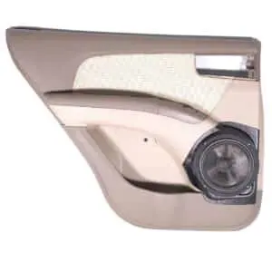 Rear Door Custom Speaker Pods for the 2005-2010 Kia Sportage to hold 8.0 in  speakers for car audio installation upgrade