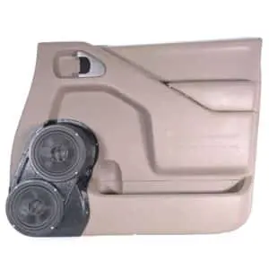 Front Door Custom Speaker Pods for the 2005-2021 Nissan Frontier Pathfinder to hold Dual 6.5 in  speakers for car audio installation upgrade