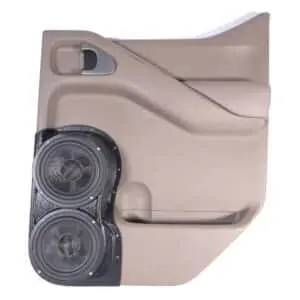 Rear Door Custom Speaker Pods for the 2005-2021 Nissan Frontier to hold Dual 6.5 in  speakers for car audio installation upgrade