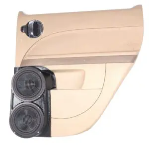 Rear Door Custom Speaker Pods for the 2006-2011 Chevrolet HHR to hold Dual 6.5 in  speakers for car audio installation upgrade