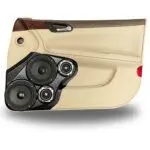 Front Door Custom Speaker Pods for the 2006-2015 Chevrolet Impala to hold Dual 6.5 in and Dual 3.5 in  speakers for car audio installation upgrade