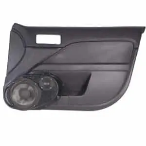 Front Door Custom Speaker Pods for the 2006-2012 Ford Fusion to hold 8.0 in and 3.5 in  speakers for car audio installation upgrade