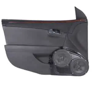 Front Door Custom Speaker Pods for the 2008-2012 Chevrolet Malibu to hold Dual 6.5 in speakers for car audio installation upgrade